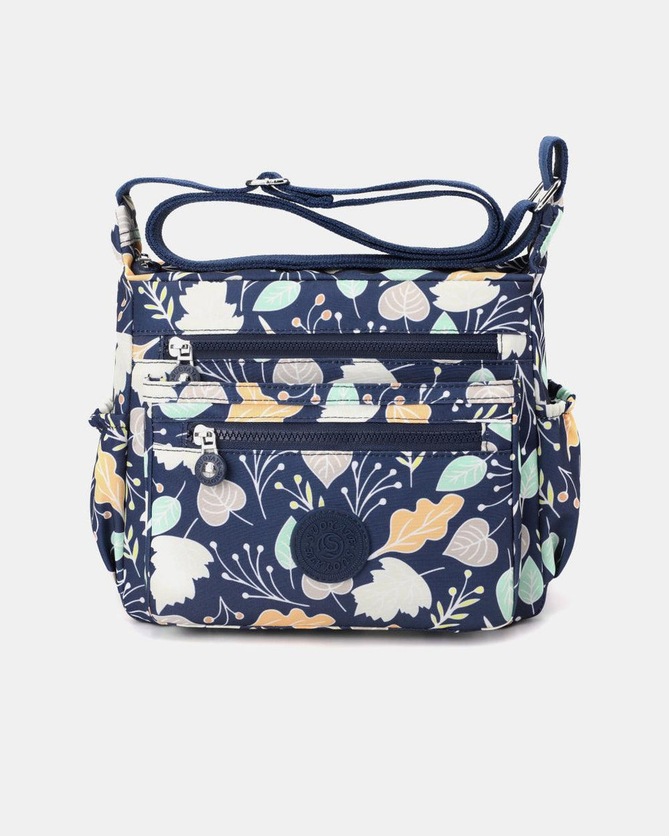 Printed Nylon Shoulder Bag - Crazy Like a Daisy Boutique
