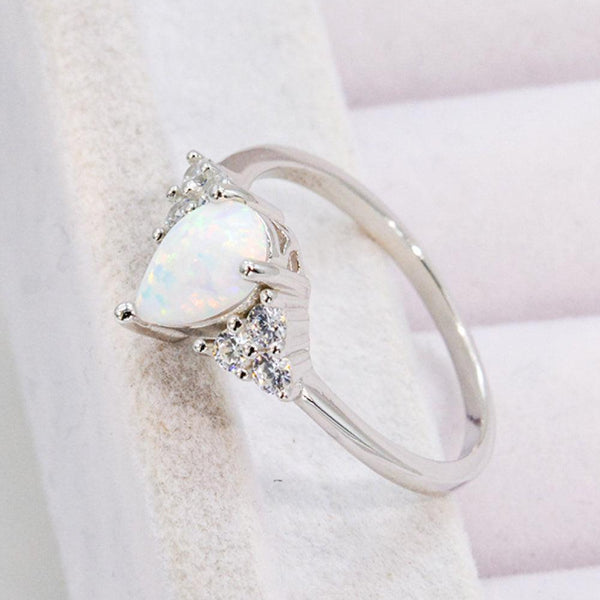 Limitless Love Opal and Zircon Ring - Crazy Like a Daisy Boutique