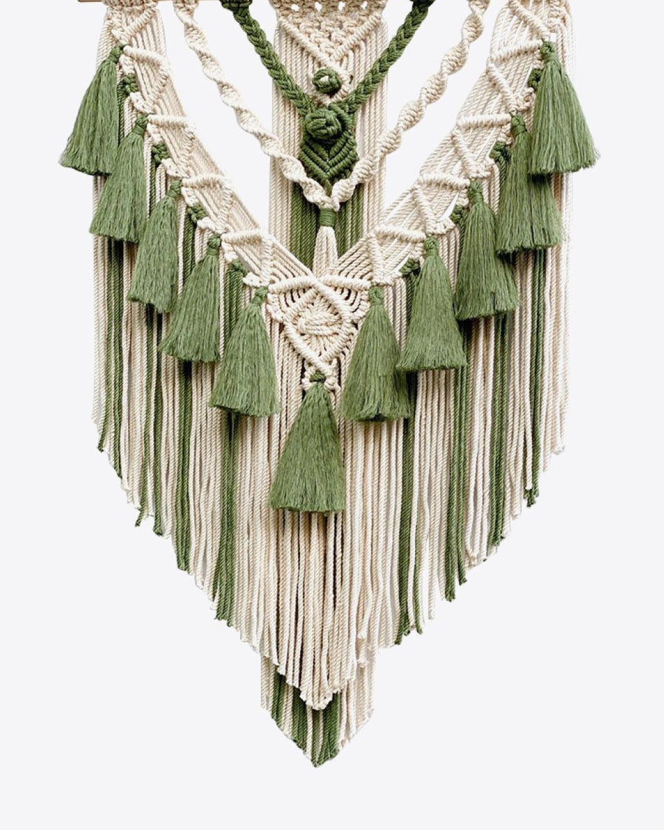 Two-Tone Macrame Wall Hanging - Crazy Like a Daisy Boutique