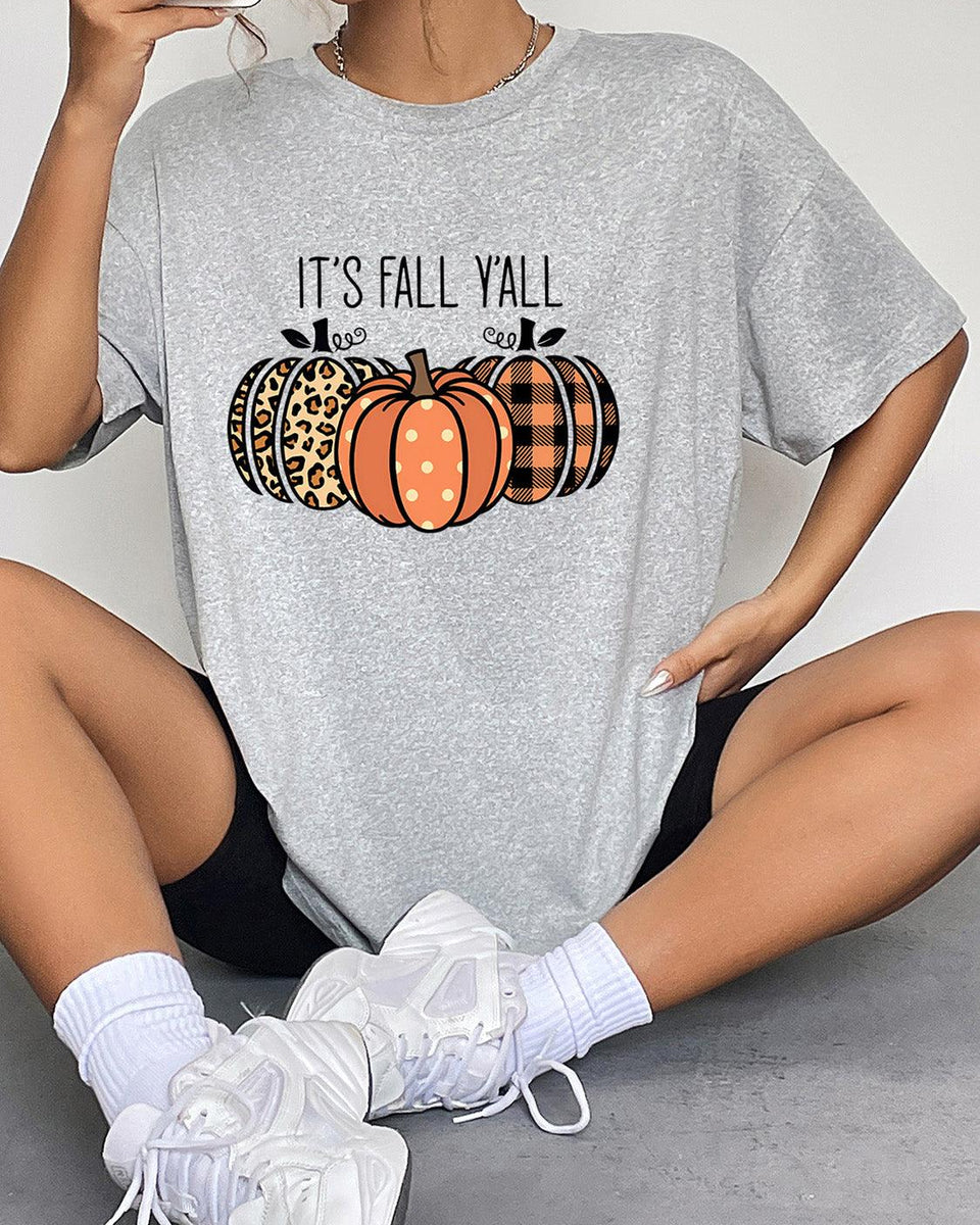 IT'S FALL Y'ALL Graphic T-Shirt - Crazy Like a Daisy Boutique