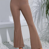 High Waist Long Flare Pants - Crazy Like a Daisy Boutique #