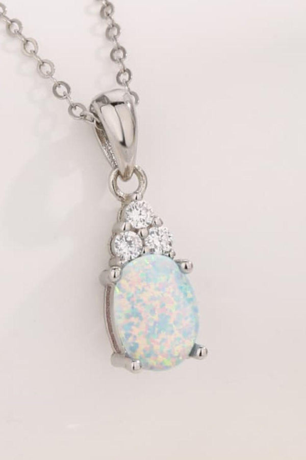 Find Your Center Opal Pendant Necklace - Crazy Like a Daisy Boutique #