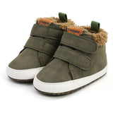 Fuzzy Velcro Kid Sneakers - Crazy Like a Daisy Boutique