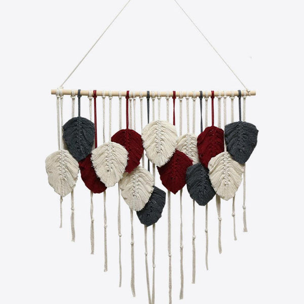 Hand-Woven Feather Macrame Wall Hanging - Crazy Like a Daisy Boutique #