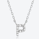 L To P Zircon 925 Sterling Silver Necklace - Crazy Like a Daisy Boutique