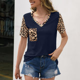 Leopard V-Neck Tunic Tee - Crazy Like a Daisy Boutique