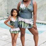 Marina West Swim Clear Waters Swim Dress in Aloha Forest KIDS - Crazy Like a Daisy Boutique #