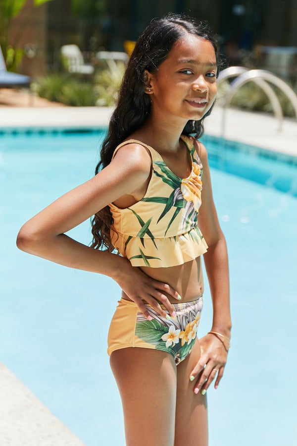 Marina West Swim Cool Down Sleeveless Two-Piece Swim Set KIDS - Crazy Like a Daisy Boutique #