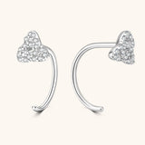Moissanite 925 Sterling Silver Earrings - Crazy Like a Daisy Boutique