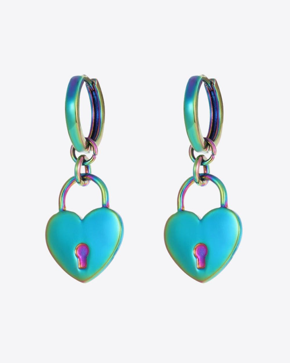 Multicolored Heart Drop 5-Pair Earrings - Crazy Like a Daisy Boutique