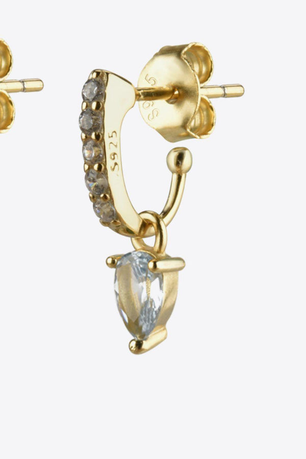 Opal 925 Sterling Silver Drop Earrings - Crazy Like a Daisy Boutique #