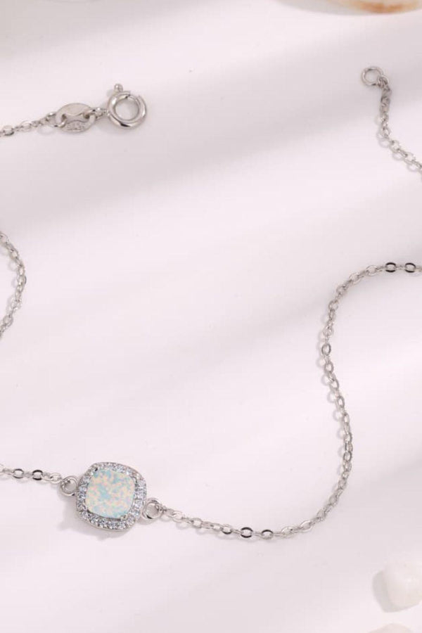 Opal Platinum-Plated Bracelet - Crazy Like a Daisy Boutique #