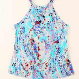 Printed Round Neck Tank Top - Crazy Like a Daisy Boutique