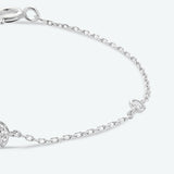 Q To U Zircon 925 Sterling Silver Bracelet - Crazy Like a Daisy Boutique