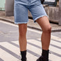 Raw Hem Denim Shorts with Pockets - Crazy Like a Daisy Boutique #