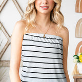 Striped Tube Top - Crazy Like a Daisy Boutique